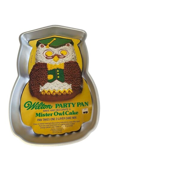 Wilton Vintage Mister Owl Cake Pan 502-3251 - 1978 - Picture 1 of 3
